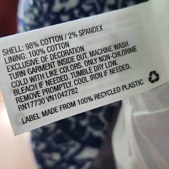 Lilly Pulitzer X Target Upstream Blue Fish Print Sleeveless Shift Dress Size 8 - Picture 10 of 10